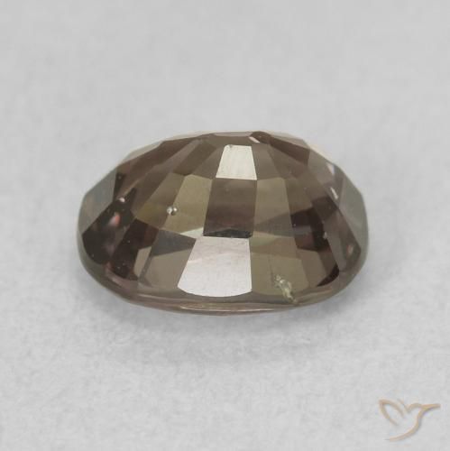 Granate que cambia de color Marrón claro medio natural de 1.03 ct, Forma Cojín, VVS-VS