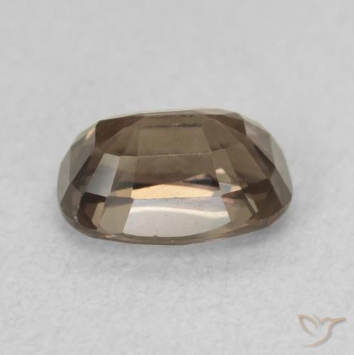 Granate que cambia de color Marrón claro medio natural de 0.97 ct, Forma Cojín, VVS