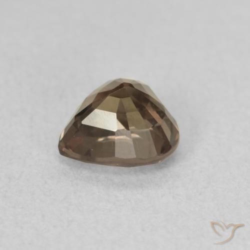 Granate que cambia de color Marrón claro medio natural de 1.00 ct, En forma de pera, VS