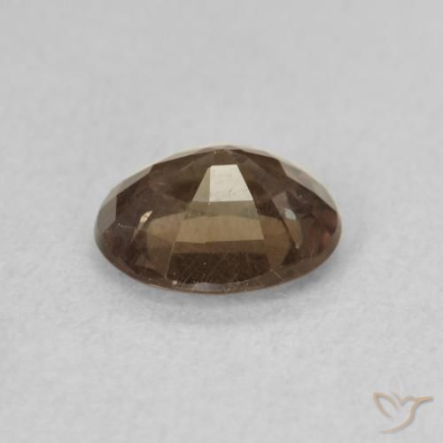 Granate que cambia de color Marrón claro medio natural de 1.07 ct, Ovalada, VS