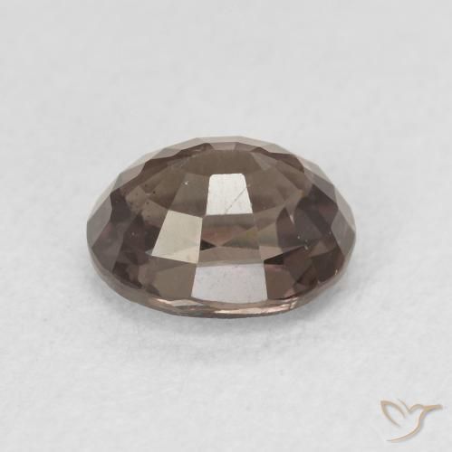 Granate que cambia de color Marrón claro medio natural de 1.17 ct, Ovalada, VS