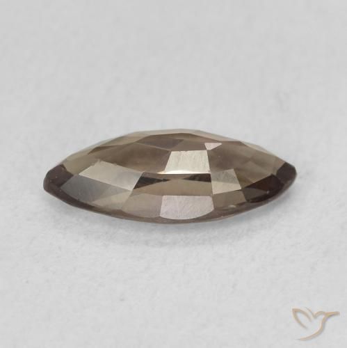 Granate que cambia de color Marrón oscuro natural de 1.03 ct, Marquesa, VVS-VS