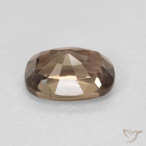 Granate que cambia de color Marrón oscuro natural de 1.39 ct, Forma Cojín, VS
