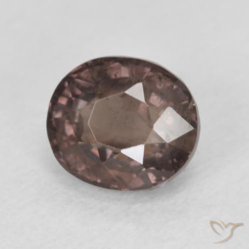 Granate que cambia de color Marrón claro medio natural de 1.50 ct, Ovalada, VS