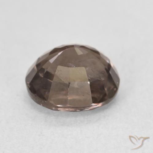 Granate que cambia de color Marrón claro medio natural de 1.50 ct, Ovalada, VS