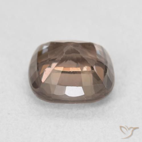 Granate que cambia de color Marrón nuez natural de 1.16 ct, Forma Cojín, VS