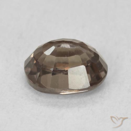 Granate que cambia de color Marrón nuez natural de 0.96 ct, Ovalada, VVS