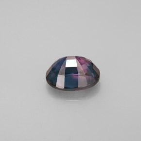 Zafiro con cambio de color multicolor natural de 1,52 ct, corte óvalo, VS
