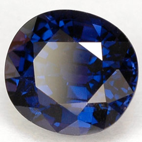 Zafiro con cambio de color multicolor natural de 1,53 ct, corte cojín, VS