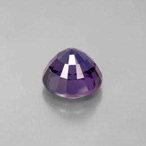 Zafiro con cambio de color multicolor natural de 4,60 ct, corte redondo, VS