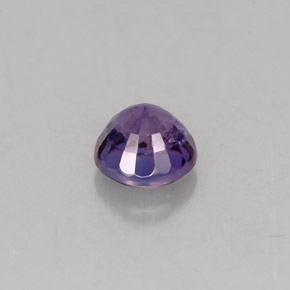 Zafiro con cambio de color multicolor natural de 0,77 ct, corte redondo, VS