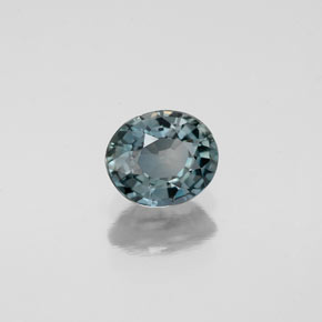 Zafiro con cambio de color multicolor natural de 0,89 ct, corte óvalo, VVS