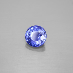 Zafiro con cambio de color multicolor natural de 2,84 ct, corte redondo, VS