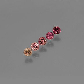 Gemas de Zafiro que cambia de color Multicolor natural de  ct, Corte Redondo, VS