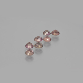 Gemas de zafiro con cambio de color multicolor natural de 2,46 ct, corte redondo, VS