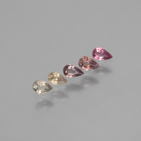 Gemas de Zafiro que cambia de color Multicolor natural de  ct, En forma de pera, VS