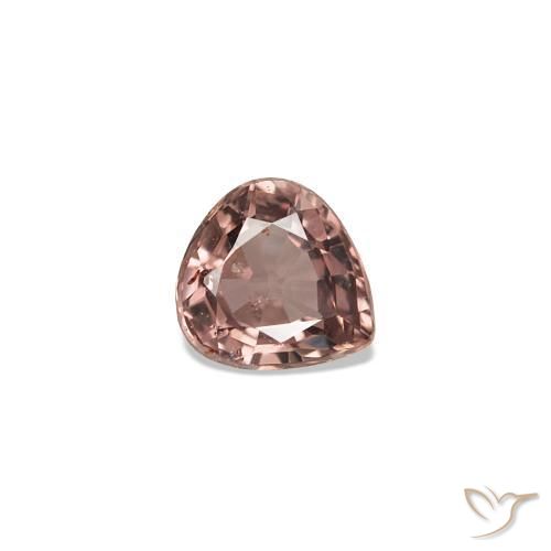 Zafiro que cambia de color Marrón claro medio natural de 0.18 ct, En forma de pera, VS