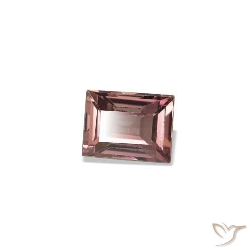 Zafiro que cambia de color Marrón claro medio natural de 0.15 ct, Corte Baguette, VVS