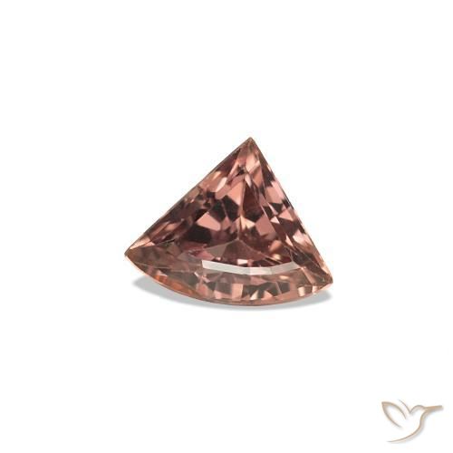 Zafiro que cambia de color Marrón claro medio natural de 0.26 ct, Forma elegante, VVS
