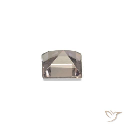 Zafiro con cambio de color gris natural de 0,16 ct, cuadrado, VVS