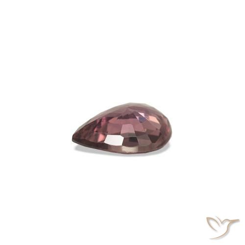 Zafiro que cambia de color Rosado rosa intenso natural de 0.28 ct, En forma de pera, VVS