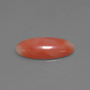 Coral rosa natural de 2,03 ct, corte óvalo, opaco