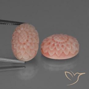 16.80ctw Natural Rosado flamingo Coral, Elegante, Opaco