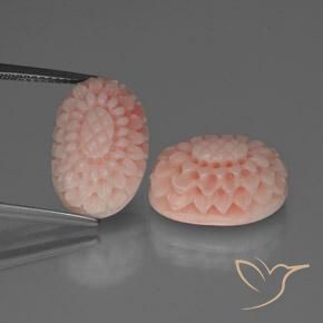 16.64ctw Natural Rosado salmón Coral, Elegante, Opaco