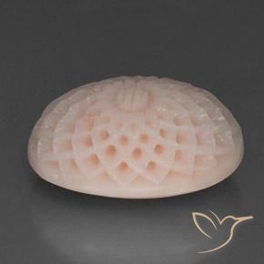 Coral Rosado claro medio natural de 20.80 ct, Elegante, Opaco
