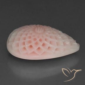 Coral Rosado claro natural de 21.17 ct, Elegante, Opaco