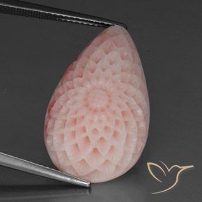 21.55ct Natural Rosado claro Coral, Elegante, Opaco