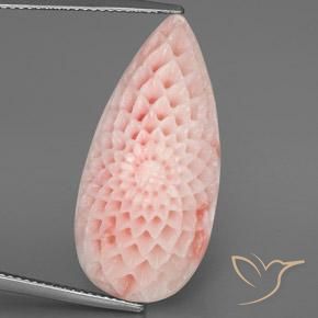 21.12ct Natural Rosado flamingo Coral, Elegante, Opaco