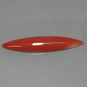 Coral rosa natural de 2,45 ct, marquesa, opaco