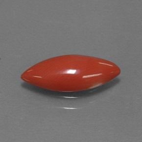 Coral rosa natural de 1,18 ct, marquesa, opaco