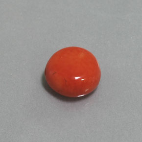 Coral Salmón natural de 2.41 ct, Forma elegante, Opaco