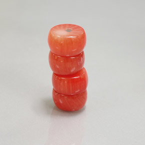 Gemas de coral rosa natural de  ct, forma elegante, opaco