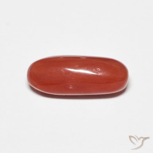 2.01ct Natural Rojo medio Coral, Ovalada, Opaco