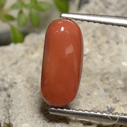2.39ct Natural Roja Anaranjada Coral, Ovalada, Opaco