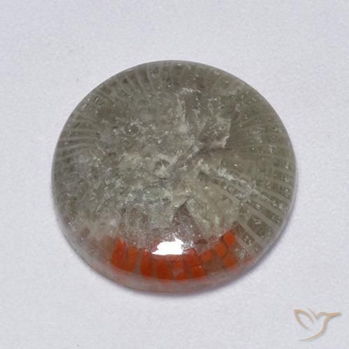 6.25ct Natural Multicolor Coral, Redondo, Translúcido