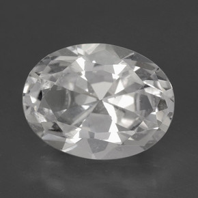 Danburita blanco natural de 5,78 ct, corte óvalo, VVS-VS