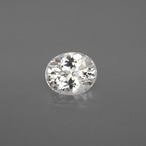 Danburita Blanco natural de 1.08 ct, Corte Óvalo, VVS