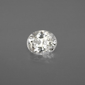 Danburita Blanco natural de 1.08 ct, Corte Óvalo, VVS