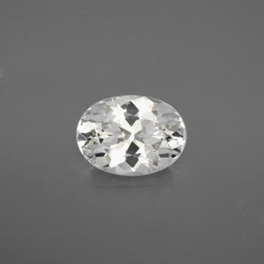 Danburita Blanco natural de 1.66 ct, Ovalada, VVS