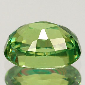 Granate demantoide verde natural de 1,47 ct, corte óvalo, VS