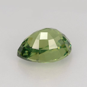 Granate demantoide verde natural de 1,48 ct, en forma de pera, VS
