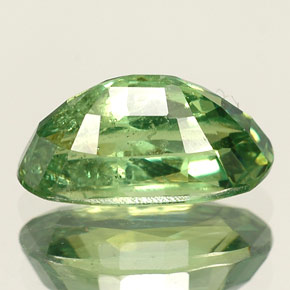 Granate demantoide verde natural de 2,35 ct, corte óvalo, VS