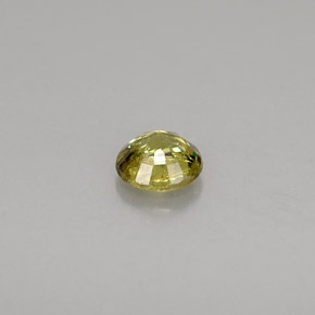 Granate demantoide amarillo natural de 0,28 ct, corte redondo, VS-SI