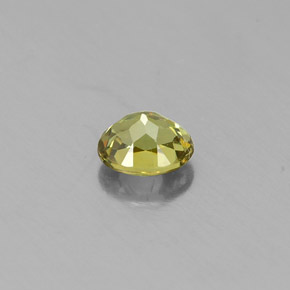 Granate demantoide verde natural de 0,28 ct, corte óvalo, VS
