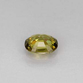 Granate demantoide verde natural de 0,62 ct, corte óvalo, VS