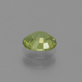 Granate demantoide verde natural de 0,48 ct, corte óvalo, VS-SI